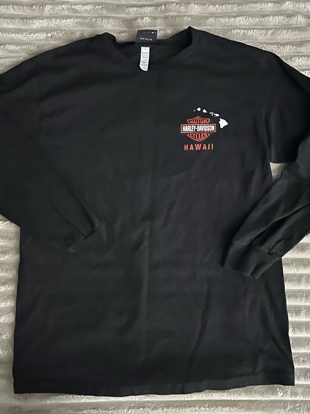Harley-Davidson Hawaii Black Long Sleeve T-Shirt